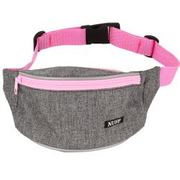 Nuff Kids hip fanny pack | Gray and pink