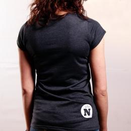 Nuff College 0713 women's t-shirt - graphite melange