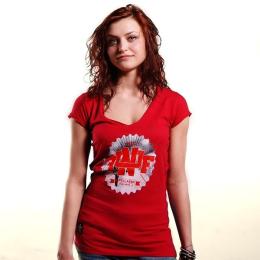 Nuff College 0713 women's t-shirt - dep red