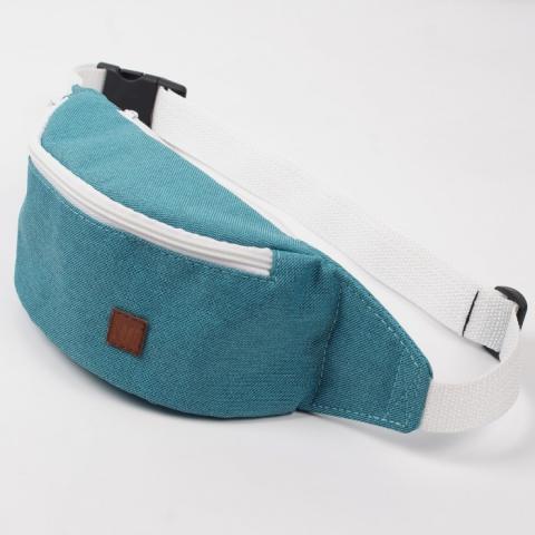 Ledvinka Nuff Classic bum bag - Turquoise