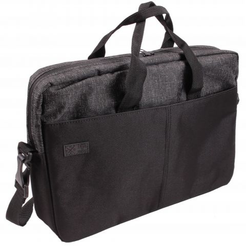 Nuff Black melange Laptop Bag 15.6