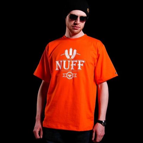 Tshirt męski - Nuff Wear spray 01613 - orange