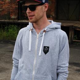 Nuff wear gray zip Hoodie II