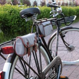Nuff classic bicycle saddle bag | Geometric