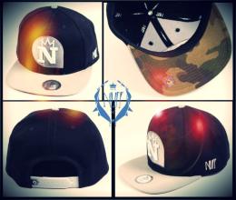 Nuff Wear snapback cap - Black & Gray