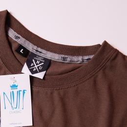 Tshirt męski - Nuff Wear - Wood & Chain 00513 - brown