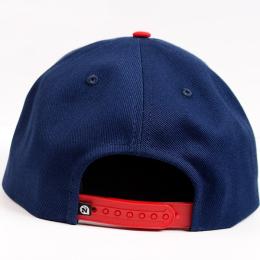 Nuff Wear snapback cap - Navy & Red