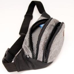 Nuff Bum bag - gray & black