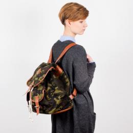 Nuff backpack - woodland & brown