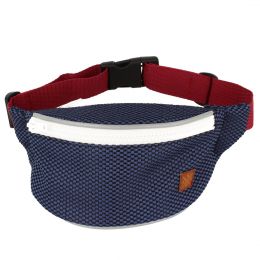 Nuff Kids hip fanny pack | Navy and maroon
