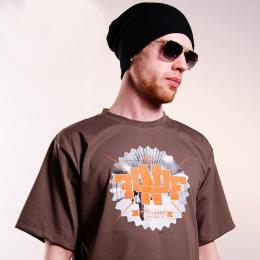 Tshirt - Nuff College 0713 - brown