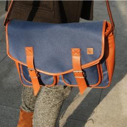 Womens Nuff Wear Satchel bag - navy