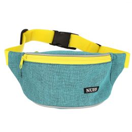 Nuff Kids hip fanny pack | Turquoise and yellow
