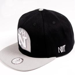 Nuff Wear snapback cap - Black & Gray