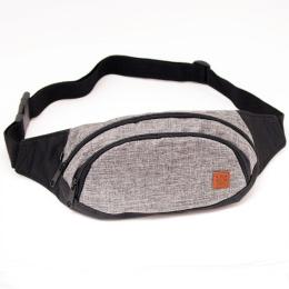 Nuff Bum bag - gray & black