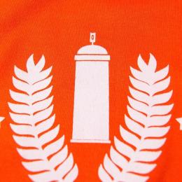 Tshirt męski - Nuff Wear spray 01613 - orange