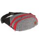 Nuff Bum bag - gray & red