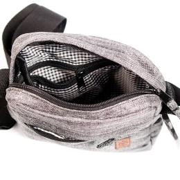 Shoulder Bag / Small Messenger - Nuff wear - gray