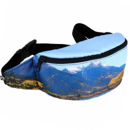 Nuff Allprint Bum Bag - Colorado Maroon Bells